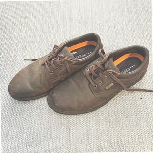 Rockport Hydro-Shield Waterproof Leather Oxford Mens‎ 8 Brown V74354